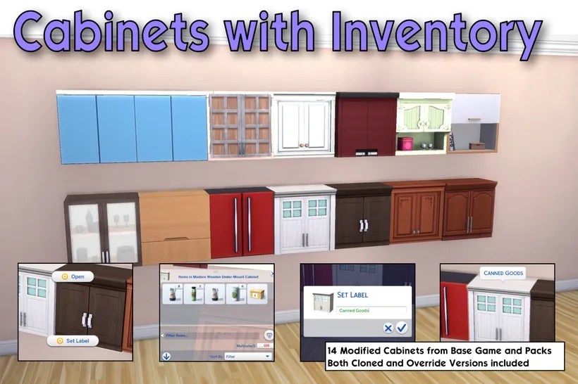 With Inventory Sims 4 Functional Objects Mods Enhance Sim